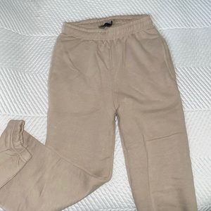 Boohoo fitted sweat pants